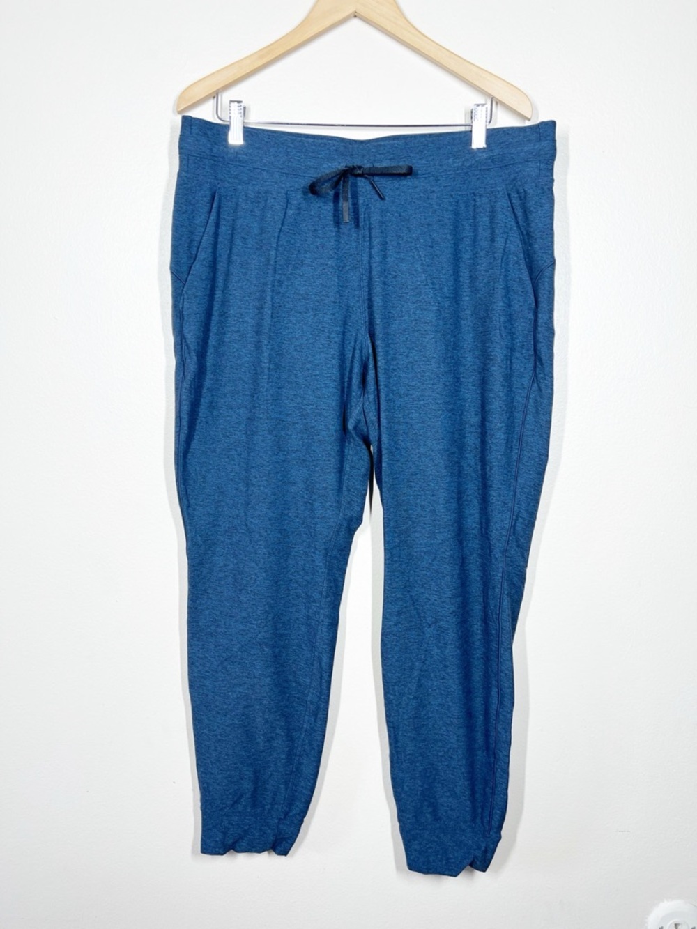 Lululemon Ready to Rulu Jogger Pants Heathered True Navy Black Plus Size 16